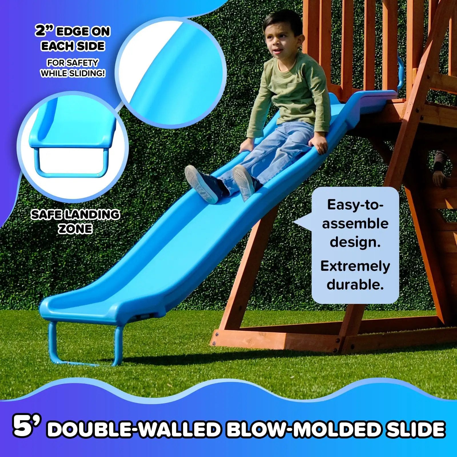 Backyard Cedar Outdoor Swing Playset ✓