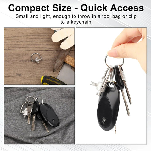 Heavy Duty Two Piece Locking Cap Keys For R410A And R22 Refrigerant Lines Slick Triple Function Tamper Proof HVAC Wrench No Sweat AC Repair And Maintenance Tool