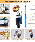 Installation guide of 6800 BTU Propane Golf Cart Heater With Igniter, 2 In 1 Cup Holder And Cylinder Base for outdoor use