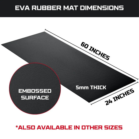 Heavy Duty Workbench Mat 60 By 24 Inches 5mm Thick EVA Rubber Surface Protector for garage tables