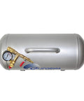 Lightweight Portable Aluminum Air Tank 5 Gallon Rust Free And Easy To Lug 125 PSI Maximum Includes One Quarter Inch Quick Connector Hose And Tire Chuck For Fast Tire Inflation