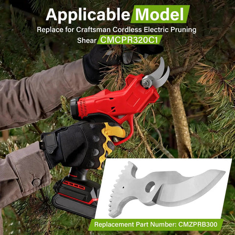 Heavy Duty Replacement Pruning Shear Blade Easy Swap In For Cordless Pruning Tools Cut Like Butter High Carbon Stainless Steel Build No Hassle Fit Strong Reliable Edge