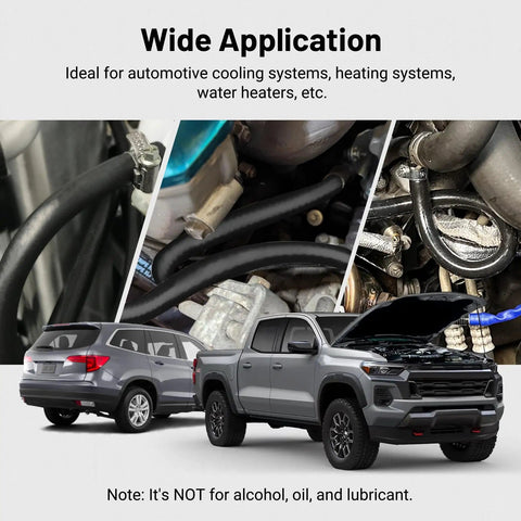 Wide application of Three Quarters Inch Silicone Heater Hose For Automotive Radiator And Coolant System with cars