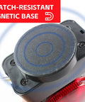Magnetic One LED Trailer Tail Towing Light Kit With DOT Turn Brake Parking Lights, showing scratch-resistant magnetic base