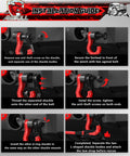 Installation guide for Three Quarter Inch D Ring Shackles With Seven Eighth Inch Screw Pin Beefy Heavy Duty Off Road Tow Winch Shackles