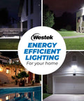 Outdoor Motion Activated Light Control Socket Two Pack, Auto On When Motion Is Detected, Auto Off After 10 Minutes, Works With LED CFL Halogen Incandescent Up To 150W, Weatherproof Plug In Sensor Lights on homes