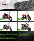 XIKOBY 35 chain breaker kit for mini bikes, 140-link chain; metal tool with CT100U, CC100X, Baja DB30 mini bikes