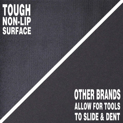 Non Slip Grippy Tool Box And Drawer Liner With Textured Grip For Scratch And Impact Protection, foam mat texture comparison