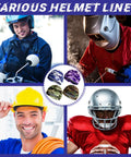 10 Pack Skull Caps For Men, cooling helmet liners in various camouflage patterns for sports and welding; suitable for diverse activities.