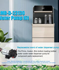 Water Pump Kit for Primo, Avalon, and Brio Bottled Water Dispensers, 12V DC, 0.32 GPM, Replacement DP005A2, Easy DIY Install, Fix Slow or No Water Flow, Keeps Your Water Cooler Pumping, kit with pump and tubes