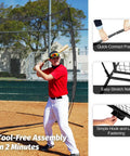 12x9 Foot Barricade Backstop Net For Baseball Softball Lacrosse Soccer Basketball And More Durable 5 Ply Knotless Netting