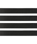Four Pack Non Slip Furniture Rail Pads For Recliners Sofas And Couches Rubber Floor Protectors To Stop Sliding And Protect Hardwood Carpet And Marble Floors 30.5 X 3.9 Inches displayed in a row