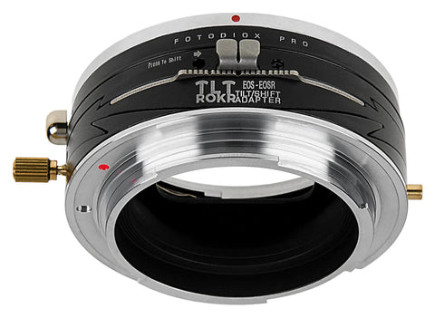 Tilt-Shift Lens Mount Adapter For Canon RF: Converts Canon EF Lenses To RF Bodies, 10 Degree Tilt, 20mm Shift, 360 Degree Rotation, All Metal, High Precision, No Play, For Pros And Gearheads.