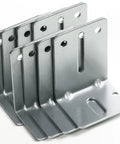 J6 Track Jamb Bracket Set For Garage Doors, heavy duty replacement hardware with 8 brackets in galvanized steel