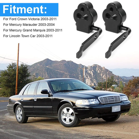 Get Your Ride Smooth Again With This Fresh 4PCS Exhaust Muffler Rubber Isolator Hanger Support Bracket Kit Fits Ford Crown Victoria 2003-2011 Mercury Grand Marquis Lincoln Town Car And Marauder For Quick Install And Zero Rattle Vibes