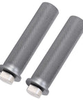 Two 20mm Bench Dogs For Woodworking Table Setup, Pro Grade Aluminum Alloy, showing knurled design and flat ends.