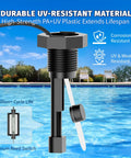 Replacement Flow Switch For Hayward Goldline Aquarite Salt Systems No Tools Needed Easy Install Precise Flow Sensor Direct Fit Durable Metal Body Replaces Common Models For Reliable Water Flow Detection, UV-resistant reed switch