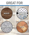 Heavy Duty 1 Inch By 60 Inch Furniture Slider Felt Strips Roll With Self Adhesive Backing For Easy Glide On Hard Floors Protect Hardwood Tile And Laminate Beds Sofas Dressers Brown Moving Pads great for wood, tile, linoleum, vinyl flooring.
