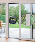 No Sweat Replacement Premium White Sliding Door Thumb Latch For Andersen 200 Series Narroline And Frenchwood Gliding Doors close-up view
