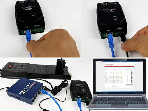 TCP/IP Network Bell Timer Controller With Web Based Scheduling Manage Up To Ten Bell Sets for setup and connection