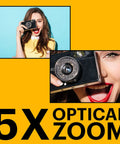 A Real Deal 16 Megapixel Digital Camera With 5X Optical Zoom That Knocks Out Crisp Pictures in use, capturing vibrant images.