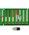 Screw Terminal Block Breakout Module for Arduino Mega 2560 R3 With Power On LED Side Reset Button Soldered And Assembled 3.5mm Pitch Compatible With 26 AWG To 16 AWG Wire, green PCB