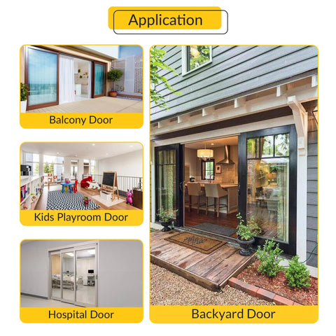 Application of Patio Door Roller Tandem With Steel Wheel, Dual 1-1/4 Inch Wheels in balcony, playroom, and backyard doors