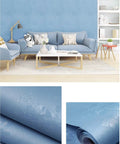 Living room with Peel And Stick Pink Damask Floral Wallpaper For Easy DIY Accent Wall, roll detail view