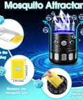 6 Pack Mosquito Attractant Lure Refills Yellow CO2 Scent Bait Compatible With All Bug Zapper Traps installation guide