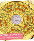 Small 10cm Alloy Feng Shui Compass With Flip Cover, Waterproof Outdoor Navigation Tool For Camping, Orienteering, Hiking, And Home Direction