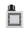 Quiet Bathroom Exhaust Fan With Light 50 CFM 1.0 Sone Easy Install No Attic Access Needed 4 Inch Duct LED Light 4000K 600LM