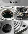 Close-up of 2 Pack Heavy Duty Front Wheel Bearing And Hub Assembly For Wrangler JK 2011 Through 2018 5 Lug With ABS