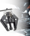 EZ RED BK706 battery terminal and wiper arm puller, black metal clamp-style remover, front view