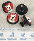 Level Up Your Home Decor With Legit Sparkling Crystal Cabinet Knobs And Glass Drawer Pulls featuring dog design on crystal glass.