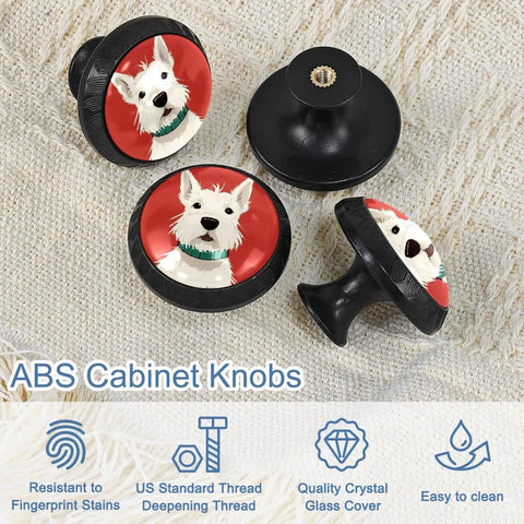 Level Up Your Home Decor With Legit Sparkling Crystal Cabinet Knobs And Glass Drawer Pulls featuring dog design on crystal glass.