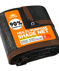 90 Percent Shade Cloth With UV Resistant Durable Mesh Tarp Grommets And Reinforced Edges For Plants Greenhouse Kennel Patio Coop