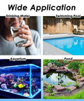 Wide application of Straight Up Reliable Water Quality Tester Pen Checks Cod Toc Uv275 Ec Tds Salinity Gh Sg And Water Temp For Pool Rv Well And Aquarium.