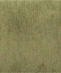 Texture close-up of Kick Back Today Spring Green Chenille Armless Accent Chair upholstery in herringbone pattern.