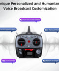 16 Channel RC Transmitter And R16F Telemetry Receiver With Pro Grade Multi Protocol And Voice Broadcast Support