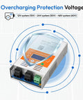 60A MPPT Solar Charge Controller V124 Upgraded For 12V 24V 48V Rigs with overcharging protection display