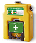 14 Gallon Portable Eye Wash Station With Wall Mount OSHA Compliant Emergency Eyewash Kit Featuring Dual Spray Nozzles And Mirror