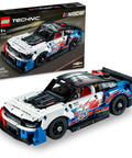 Next Gen NASCAR Chevrolet Camaro ZL1 Race Car Build Kit For Kids 9 And Up Collectible Model Toy with box and assembled car
