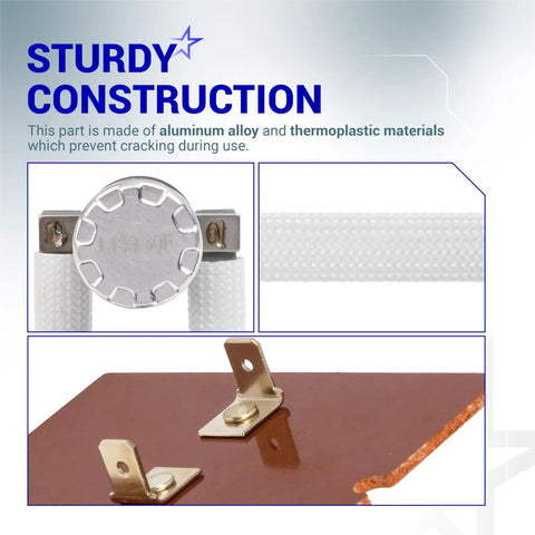 Sturdy construction of 87F16 Furnace Primary Limit Switch Up To 140 F with aluminum alloy and thermoplastic materials.