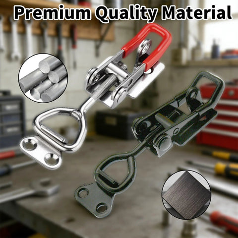 Stainless Steel Toggle Clamp Latch With 100 Kg Holding Capacity And Adjustable Quick Release Buckle for metal fixtures