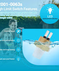 High Limit Switch Replacement 42001-0063S Direct Fit For Pentair Sta-Rite MasterTemp Max E Therm Pool And Spa Heaters