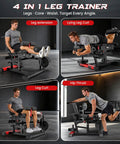 Heavy Duty Leg Extension And Curl Machine Featuring Instant Pull Pin Adjustments for seamless mode swaps in home gym setup.