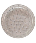 4 Inch Round Spiked Caster Cups For Carpet Protection And Furniture Stability Anti Dent Base Reduces Indentation And Prevents Sliding Clear Caster Cups For Tables Beds Sofas And Chairs Set Of Four top view