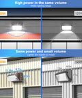 150W Dusk To Dawn Outdoor Wall Pack Light With Photocell 5000K Waterproof Flood Fixture 21000 Lumens on building exterior