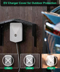Heavy Duty Aluminum EV Charger Cover Rain Shield For Wall Mounted Electric Vehicle Stations Weatherproof Outdoor Guard in rain