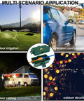 Heavy Duty Outdoor Electrical Box With Weatherproof Snap Cover fits garden adapters, shown in various outdoor applications.